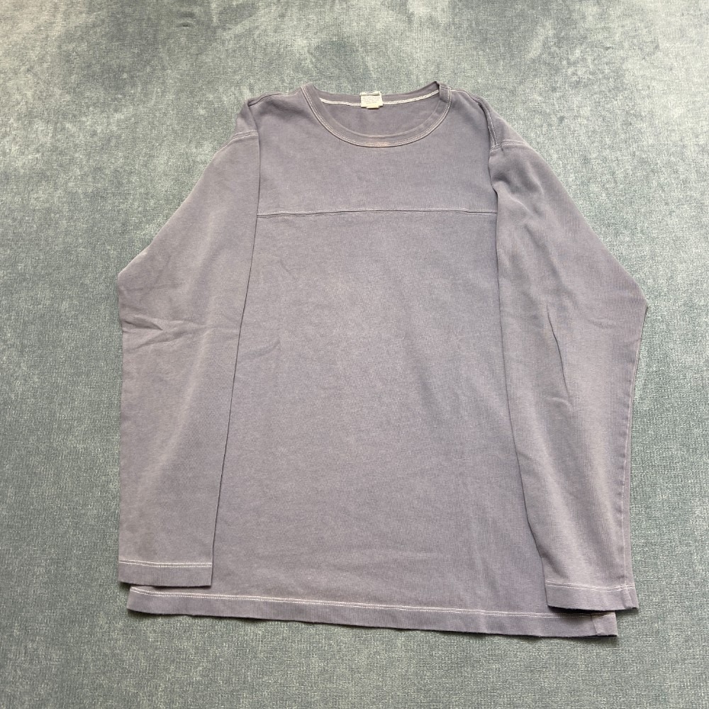 Old Navy Shirt Mens Medium Gray Cotton Long Sleeve Crew Neck Performance Comfort